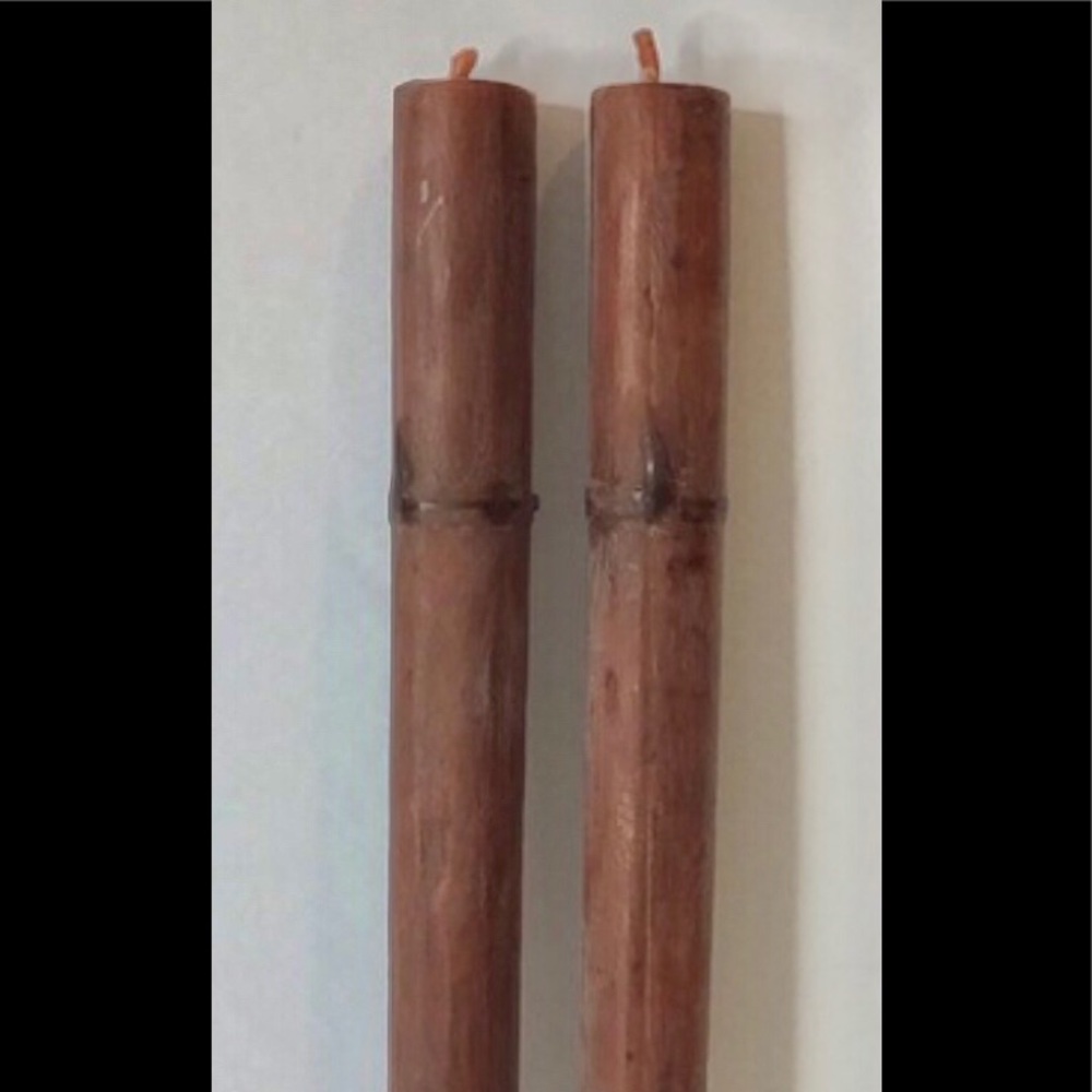 Barneys New York BRAND NEW in the Plastic Wrap Set of Two 12-Inch Taper Candles